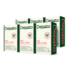 디페토 강아지 기관지 심장 영양제 굿 브레스앤펌핑 150g, 심장/간, 6개