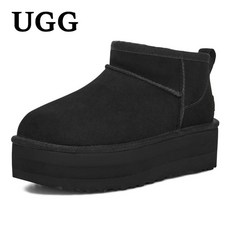 [공식정품] 어그 UGG 24FW 여성 클래식 울트라 미니 플랫폼 방한 부츠 블랙 1135092