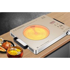 노브랜드 인덕션3500W 고출력 3 링 세라믹 스토브 고전력, 상세 페이지 참고, 3링 2600W +베이킹 팬