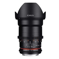 Rokinon Cine DS DS35M-C 35mm T1.5 AS IF UMC 캐논 EF 용 풀 프레임 시네마 광각 렌즈, 본상품