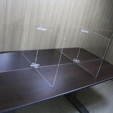 투명 안티비말 간편 아크릴 창구 은행 식당 상담실 셀프 학교칸막이 6인 조립 비대면 !Lzus, ★-해당 상품 선택-★