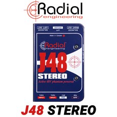 RADIAL 다이렉트 박스 J48 Stereo 스테레오 액티브 DI BOX_정식수입품