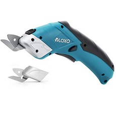 Bosch Professional [독일]VLOXO Electric Scissors 무선 커터 (2 개의 커팅 블레이드 포함) 마분지 가죽 카펫 화분 절단 용 공예품 Indigo Multi-Way-45449, 단일옵션, 단일옵션