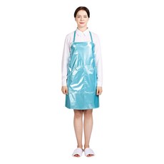  네오브릭 방수앞치마 단면코팅 소(주머니) 목끈형 65X73 27color 펄하늘/유광 1개  상품 이미지