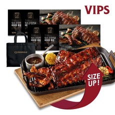 [빕스명절선물세트1호] 오리지널 바비큐 폭립 600g x 4팩+부직포가방포장, 4개