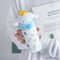 산리오 캐릭터 텀블러 물병 물통 보온보냉 스텐 시나모롤 1개