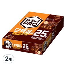닥터유 프로 단백질바 3넛츠크런치, 560g, 2개