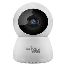 세종CCTV SEJONG CCTV 지킴이 2MP Wi-Fi 실내 적외선 회전형 IP카메라 돌보미 돌봄 애완동물 반려동물 시니어케어 1인가구 워킹맘 싱글족 택배 배달 현관 보안 안전 모니터링 아기모니터, SEJONG CCTV 지킴이 홈캠