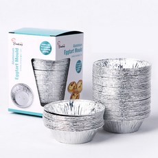 중앙패키지 은박 에그타르트 몰드 - 50P (에그타르트틀), 1개