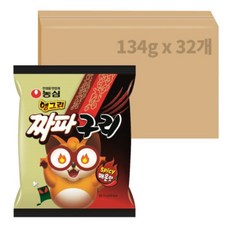 농심 앵그리 짜파구리 134g, 32개