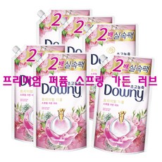 다우니 섬유유연제 프리미엄 퍼퓸 스프링가든 러브 1.6L X 6개 (1박스), 1개