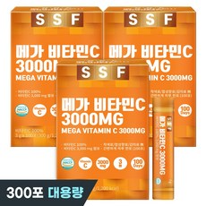 순수식품 비타민씨 100프로 3000 비타민C 3박스 분말 스틱 파우더, 3g, 300개