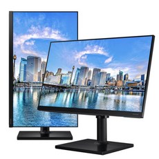 삼성모니터 F27T450 68.6Cm(27) 평면/16:9/FHD/IPS/75Hz/5ms/피벗 엘리베이션 스위블 틸트