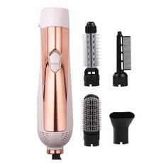 헤어 드라이어 4 in 1 회전 브러시 뜨거운 공기 Styler 빗 컬링 아이언 롤 스타일링 브러시 헤어 드라이어, 01 CHINA_03 UK