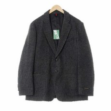 다니엘크레뮤 4344 cremieux 그레이블랙 헤링본패턴 울혼방 더블포켓솔리드자켓 [105] 수지네 구제