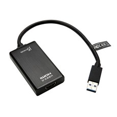 넥스트 이지넷유비쿼터스 USB 3.0 to HDMI 디스플레이 아답터 리더기, NEXT JUA350, 혼합 색상