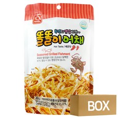 똘똘이어채(매운맛) 30g 30봉 1박스/어포/어포스틱/술안주/간식 식품 > 스낵/간식 원물간식 기타원물간식, 1