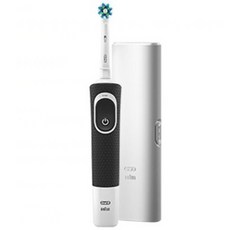 오랄비 전동칫솔 + 칫솔모 + 케이스 + 충전기, Pro100(블랙), 1개