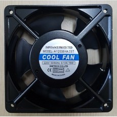 AC FAN 쿨링펜 팬 모터 냉각팬 PC 쿨러 쿨링 팬 볼타입 슬리브타입 120mm X120mmX25mm 120X120X38mm, A12038, 1개