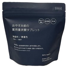 무인양품 굿나잇 전 약용 중탄산 태블릿 무향료 / 무착색 15g×21정들이 7회분, 1개