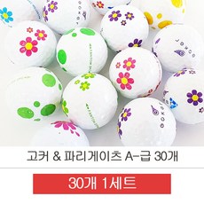 로스트볼 골프공 고커 (GOKER) & 파리게이츠 고반발 로스트볼 A-급 30개, 1개, MMSb_30알