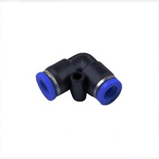 원터치 고압호스 엘보(ㄱ자) 6mm 1개입 수초용품 CO2조절밸브 붐베 레귤레이터 연결, 1개