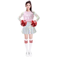 댄스 공연복 답복 글리터 여성 공연룩