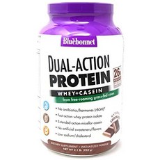 Bluebonnet 풀 먹인 소 26g의 단백질을 공급한 블루보넷 영양 이중 작용 단백질 분말 whey 무설탕, 상세 설명 참조0, 상세 설명 참조0