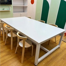 미술학원책상 낮은 테이블 학생 수업용 지도 미술탁자, 길이 160 x 폭 80 x 높이 60
