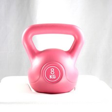 헬스 피트니스 여성 남성 가정용 아령 경기 힙업 플라스틱 주입 공 220KG, 분홍 색깔 /8킬로그램 /개