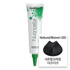 로레알 헤어 매니큐어 뉴앙셀 보태닉 내추럴 브라운 다크다크 150mL 미용실 염색약, 1개