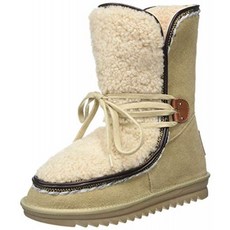 Les Tropéziennes 기준 M. Belarbi Damen Jepsie Schneestiefel Elfenbein (Écru 251) 39 EU, 단일옵션