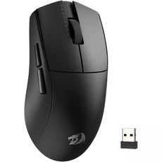 레드라곤 M916 무선 게이밍 마우스 49G 초경량 8K DPI 2.4G 에르고노믹 내추럴 그립 빌드 풀 프로그래머블 버튼 DIY 키바인딩 및 지원 소프트웨어, Black