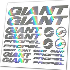 GIANT PROPEL 스타일 자전거 프레임 사이클링 그래픽 비닐 스티커/데칼 키트 Mt, 1.Black