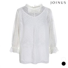 조이너스 도트시스루블라우스 JAAU4-CRB050