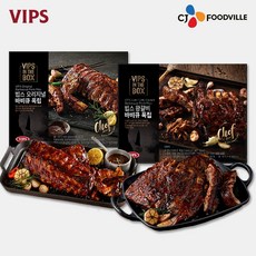 빕스 오리지널 폭립 450g 1팩+왕갈비 폭립 640g 1팩, 없음, 3개