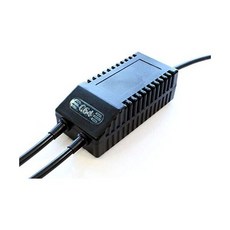 AirDrive C64 FDD 듀얼 PSU 모던 블랙 EU - 교체 코모도어 64 + 1541-II 전원 플러그