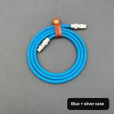 UVOOI DIY 액체 실리콘 고속 충전 케이블 OPPO 샤오미 호환 VIVO용 합금 100W USB C to