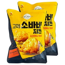 cj제일제당 간편 야식 안주 [고메 소바바치킨] 소이허니 순살 375g