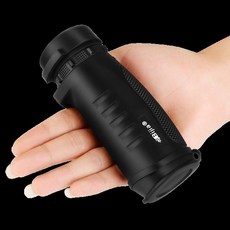 신제품 BIJIA Monoculars 고배율 HD 나이트 비전 포켓 작지만 성능 좋은 아웃 도어 망안경, 검정