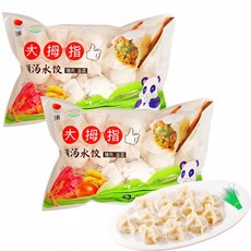 <중화국제>중국 엄지 부추 고기물만두 중국만두, 600g, 2개