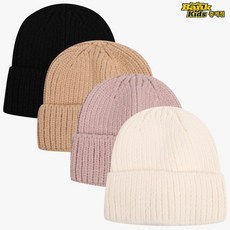 인디고키즈 중계점 *24년 FW신상 50%할인* 심플 비니 (4Color) 다양한 컬러 촘촘한 짜임의 심플한 데일리 니트모자 무심하게 눌러쓰는 멋쟁이 비니 모자