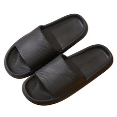 ROJI 防滑降噪輕便室內拖鞋, 黑色, 1組