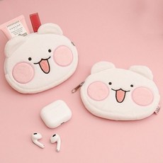 놀자곰 다용도 봉제지퍼 파우치_BL