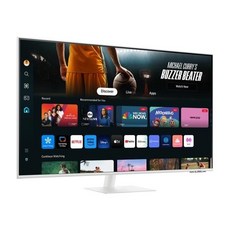 [삼성전자] 삼성전자 스마트모니터 M7 S43DM701 화이트 107.9cm 4K UHD