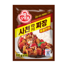 오뚜기 사천짜장 과립형 매콤한맛, 100g, 180개