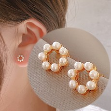 심플진주귀걸이