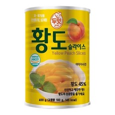 두잇 황도슬라이스 400g 1BOX (24입), 24개