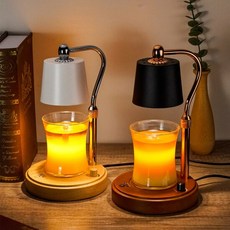 아로마글로바 우드 캔들워머 빛조절 높이조절 타이머 전구포함