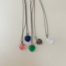 원석하트펜던트